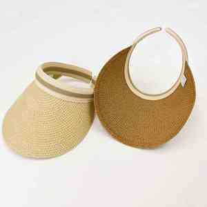 <b>Women</b> Summer Sun Lady's Portable Beach Visor Bowknot Straw Baseball <b>Cap</b> Hat Promotion Gifts - Product Image 4