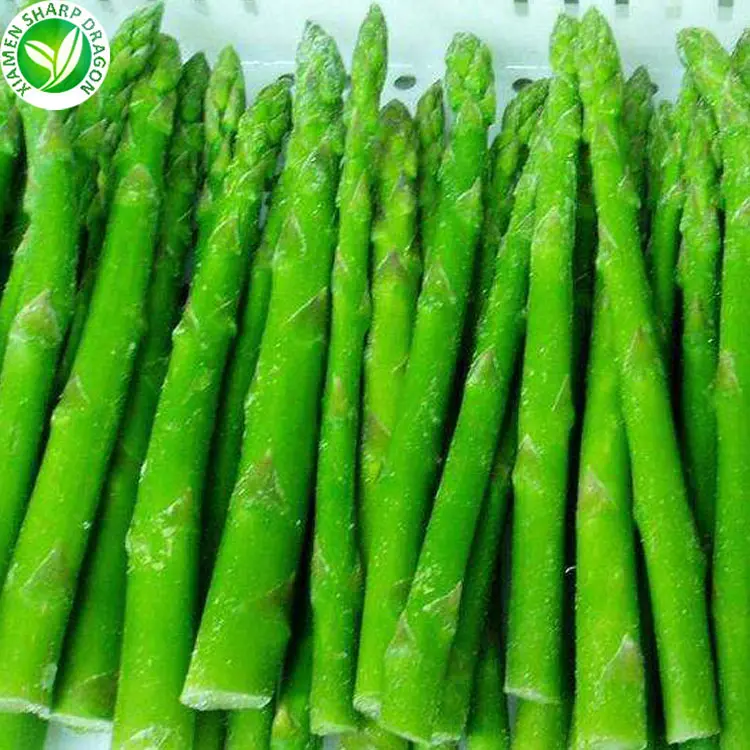 IQF Best frozen fresh blanching white Organic Asparagus Raw for freezing Green Vegetable Bulk Factory Wholesale price