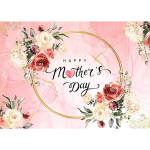 Fondo <span class=keywords><strong>de</strong></span> Globos Florales Rosas para el Día <span class=keywords><strong>de</strong></span> la Madre, <span class=keywords><strong>Cumpleaños</strong></span>, Fotografía, Boda, Baby Shower, Fiesta - Product Image 2