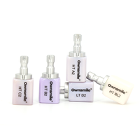 Blocs dentaires de disilicate de lithium C14 matériel de conception de sourire de E-MAX bloc en céramique en verre d'Ownsmile pour le laboratoire dentaire/clinique dentaire
