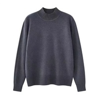 Pull à col roulé pour femme, chaud, confortable, à la mode, doux et épais, pour l'hiver