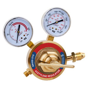 Manomètre à oxygène de type américain, manomètre à acétylène, réducteur de pression pour soudage et découpe, pour travaux lourds, légers et moyens. - Product Image 2