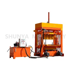 Máquina de fabricación de ladrillos semiautomática Hydraform, máquina de fabricación de ladrillos en Kenia, número de modelo de fábrica