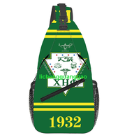 Sac de poitrine Gamma Phi Delta, sac de sport, de voyage, cadeau pour sororité et fraternité, sac bandoulière personnalisé, mode décontractée pour hommes