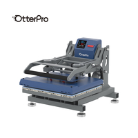 Vente en gros Otter Pro Grand Format 19.6 "* 23.6"/50*60cm Tiroir d'impression de T-shirt Plat Sublimation Bleu Clair DTF Machine de Presse à chaud