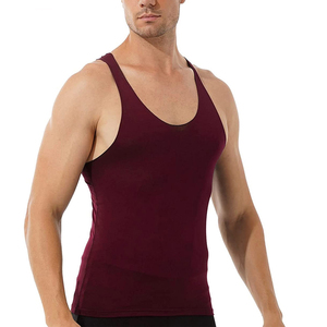U Neck Stretch Best Selling <b>Men</b> <b>Singlets</b> Gym Wear <b>Men</b> <b>Singlets</b> 2025 Top Sale Solid Color Long Sleeve <b>Men</b> Tank Top - Product Image 5