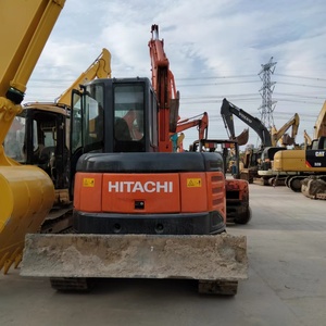 รถขุดขนาดเล็กฮิตาชิ ZX65 มือสองคุณภาพสูง น้ำหนัก 6.5 ตัน เครื่องไฮดรอลิกแบบตีนตะขาบ พร้อมส่วนประกอบเครื่องยนต์หลัก มีสินค้าในสต็อก - Product Image 3