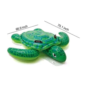 Water Mat Beach Sports Turtle Inflatable Floating Water Pad Mat Adult Inflatable Pool Lounge Float Island