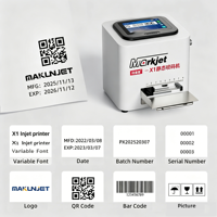 Impresora de inyección de tinta manual para fabricantes, máquina de impresión digital de caracteres pequeños, sellos de fecha de caducidad, impresora de inyección de tinta TIJ