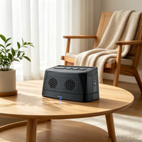 Haut-parleur sans fil numérique portable 2,4 GHz, étanche IPX3 pour extérieur, connexion optique, 6 heures d'autonomie, portée de 25 m, haut-parleurs de 40 mm