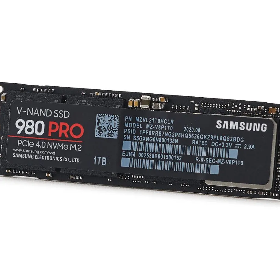 980 프로 1TB PCIe 4.0 NVME M.2 SSD (MZ-V8P1T0BW) SSD