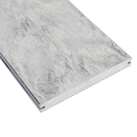 Plancher en bois stratifié co-extrudé imperméable WPC écologique, composite plastique PE, terrasse en bois composite, plancher de terrasse extérieur à emboîtement