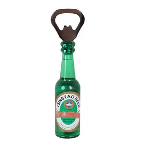 Aangepast Gedrukt Logo Roestvrij Staal Metalen Pvc Bier Flesopener Voor Restaurant Bar Nachtclub Feest Promotie Marketing