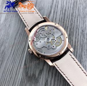 Reloj Automático Mecánico de Lujo para Hombre Bre-guet Opera Godfather con Caja de Acero, Correa de Cuero Genuino y Detalles Luminosos - Product Image 4