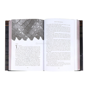 Libro de tapa dura bien diseñado con bordes pintados a mano con lámina dorada, impresión offset personalizada, proveedor de impresión de novelas - Product Image 2