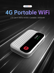 Router <span class=keywords><strong>MiFi</strong></span> Plery M305, Punto de Acceso Móvil de Alta Velocidad WiFi <span class=keywords><strong>6</strong></span> 4G LTE Cat4, Ranura para Tarjeta SIM, Router CPE Inalámbrico Portátil - Product Image 6