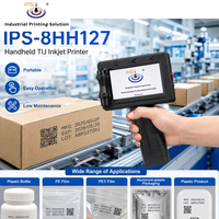 Imprimante jet d'encre portable TIJ IPS-8HH127 pour la codification de la date d'expiration, du code de lot et du code QR sur les emballages en carton et en plastique