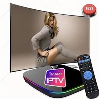 Abonnement IPTV Box - 12 mois pour l'Allemagne, la France, le Royaume-Uni, l'Italie - Essai gratuit - Android 14 WIFI6 TOP avec Xtream 8K