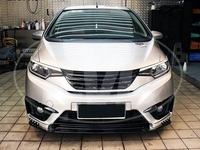 Pour Hona Fit Jazz Gk5 2014-2020 Grille avant en fibre de verre style Silkblaze