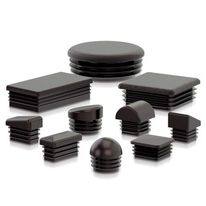 Tube End Cap Furniture Feet Fencing Tube Chair Plastic Insert End Cap Stainless Steel Pipe End Cap