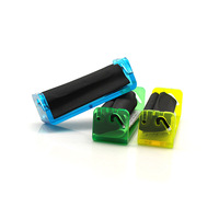 Machine à rouler les cigarettes manuelle de 78 mm, en plastique ABS, rouleuse manuelle portable, outil de roulage du tabac pour cigarettes faites à la main, accessoire pour cigarettes