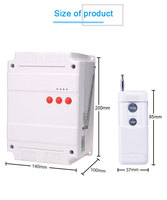 Interrupteur intelligent sans fil triphasé haute puissance Honest HT-7380WB-3 380V, portée 3KM, RF433MHZ, 32A -20-50