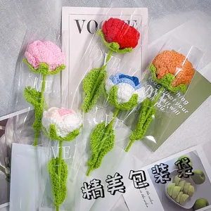 Accessoires de <span class=keywords><strong>couture</strong></span> artificiels Rose Tournesol <span class=keywords><strong>Oeillet</strong></span> Tulipe Fleur À Coudre À La Main Applique Crochet Applique DIY Fleurs - Product Image 1