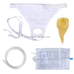 Cathéter externe pour hommes, sac collecteur d'urine, caleçons portables réutilisables, en latex souple, 1000 ml, certifié CE, désinfection à l'ozone - Product Image 5