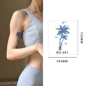 Autocollant de tatouage temporaire pour bras, imperméable, transfert manuel, décalcomanie artistique corporelle, lot pour fête, pour hommes et femmes, usage professionnel pour festivals - Product Image 3