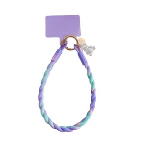 Dragonne Courte Lumineuse pour Téléphone avec Patch Anti-Perte, Breloque Décorative Universelle Portable pour Femme - Product Image 4