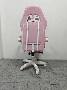 <span class=keywords><strong>Silla</strong></span> de juego <span class=keywords><strong>rosa</strong></span> con marco blanco con reposapiés Patrón de gato lindo Sillas gratuitas personalizadas <span class=keywords><strong>Silla</strong></span> de carreras de computadora para jugadores para niñas <span class=keywords><strong>y</strong></span> mujeres - Product Image 2