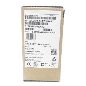 Nuevo Convertidor de Frecuencia Original de 0.75KW 6SE6420-2UC17-5AA1 - Product Image 2