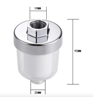 Offre Spéciale pp filtre de douche pomme de douche à haut débit puissant purificateur fixe spa pomme de douche mini filtre de robinet