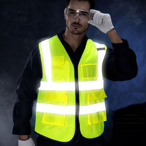 <span class=keywords><strong>Gilet</strong></span> de sécurité réfléchissant multicolore haute visibilité certifié ANSI Classe 2 EN13356 imperméable et chaud avec logo personnalisé pour la construction - Product Image 2