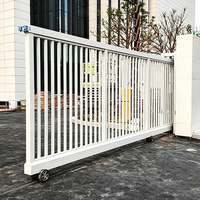 Porte coulissante pliante en aluminium sur mesure professionnelle, porte d'entrée automatique pliante coulissante pour ferme et manoir