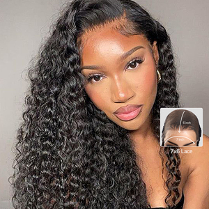 Bán Buôn Lớp Biểu Bì Phù Hợp Nguyên Ấn Độ Glueless Tóc Giả Tóc Con Người, HD Ren Phía Trước Tóc Giả Tóc Con Người Ren Phía Trước Tóc Giả Cho Phụ Nữ Da Đen - Product Image 1