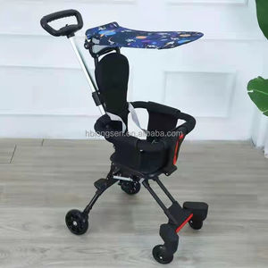 Vente flash <span class=keywords><strong>Porte</strong></span>-bébé multifonctionnel <span class=keywords><strong>3</strong></span> en 1 léger, poussette, marcheur, design compact pliable - Product Image 5