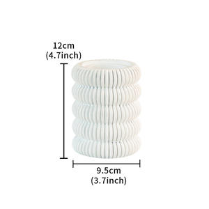 Moderne Simple Noir Blanc Ciment Cercle Vase Maison Arrangement <span class=keywords><strong>De</strong></span> Fleurs Entrée <span class=keywords><strong>Cabinet</strong></span> Art Ornements Décoration Bougies Parfumées - Product Image 6