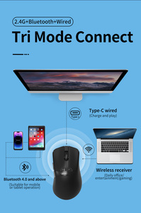 Di động OEM không dây sạc kép 1K Chuột chơi game, với ánh sáng RGB mát mẻ, thích hợp cho cả chơi game và sử dụng văn phòng. - Product Image 6