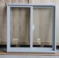 Einfaches haus upvc fenster wasserdichte wärme isolierung reflektierende pvc fenster schiebefenster