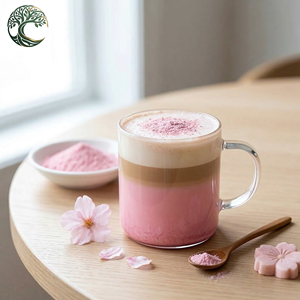 Poudre d'extrait de fleur de cerisier biologique OEM sous marque privée, soluble dans l'eau, qualité alimentaire, vente en gros en vrac - Product Image 4