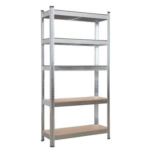 Estantería de Almacenamiento de <span class=keywords><strong>Acero</strong></span> <span class=keywords><strong>Inoxidable</strong></span> de 5 Niveles, Sin Pernos, Capacidad de 175 kg, Superficie Galvanizada con Protección Contra la Corrosión - Product Image 1