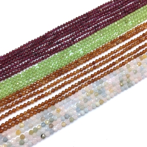 3 millimetri-5mm Piccolo Sfaccettato Rotondo Della Pietra Preziosa <span class=keywords><strong>Perline</strong></span> di Pietra Preziosa Naturale - Product Image 1