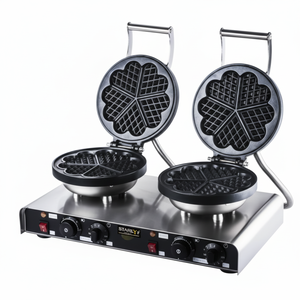 Kitchbox Industrial Commercial Flower <b>Waffle</b> <b>Maker</b> (Pack of 2) - Product Image 1