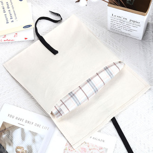 Bolsa de Lona de Algodón Orgánico OEM en Oferta, Bolsa de Regalo con Logotipo Personalizado Serigrafiado, Bolsa Protectora de Algodón para Ropa, Libros y Regalos con Lazo - Product Image 2