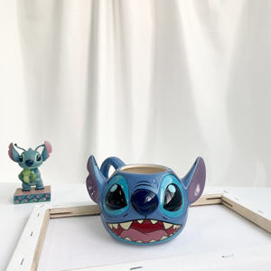 MOQ bajo Venta caliente 3D divertido café <span class=keywords><strong>de</strong></span> cerámica <span class=keywords><strong>Lilo</strong></span> & Stitch <span class=keywords><strong>taza</strong></span> - Product Image 4