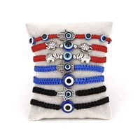 Bracelet unisexe fait main en perles émaillées, protection contre le mauvais œil, pour nouveau-né et adulte, cadeau de naissance