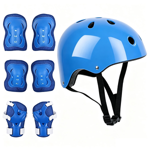 Kit de Protección <span class=keywords><strong>para</strong></span> Niños y Niñas, Casco <span class=keywords><strong>para</strong></span> <span class=keywords><strong>Bicicleta</strong></span>, Protector de Rodilla, Codo y Muñeca - Product Image 2