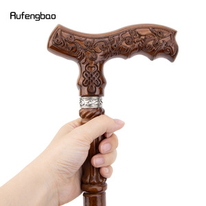 Canne de marche en bois motif nœud chinois « Comme un léopard » pour hommes – Tendance et élégante - Product Image 4