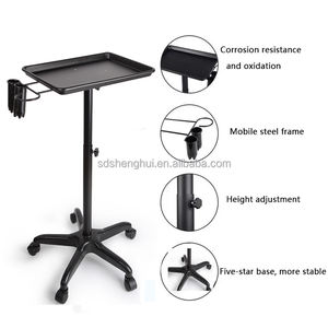 Carrito de Peluquería Metálico para Salón de Belleza, Herramientas de Spa, Bandeja de Aluminio Ajustable, Venta al Por Mayor - Product Image 5